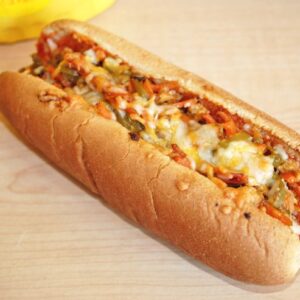 Hot Dog with Schezwan sauce/Mayonnaise